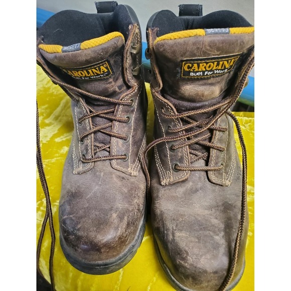 Carolina Other - Carolina CA3536‎ Mens Waterproof Work Boots Brown Leather Steel Toe EH Size 9.5